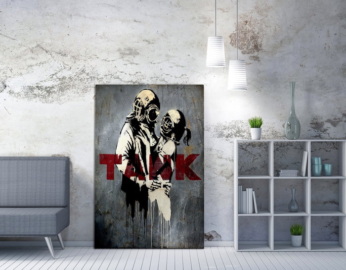 Wallity Lienzo Decorativo Banksy WY11 (50 x 70 cm) Wallity Lienzo Decorativo Banksy WY11 (50 x 70 cm)